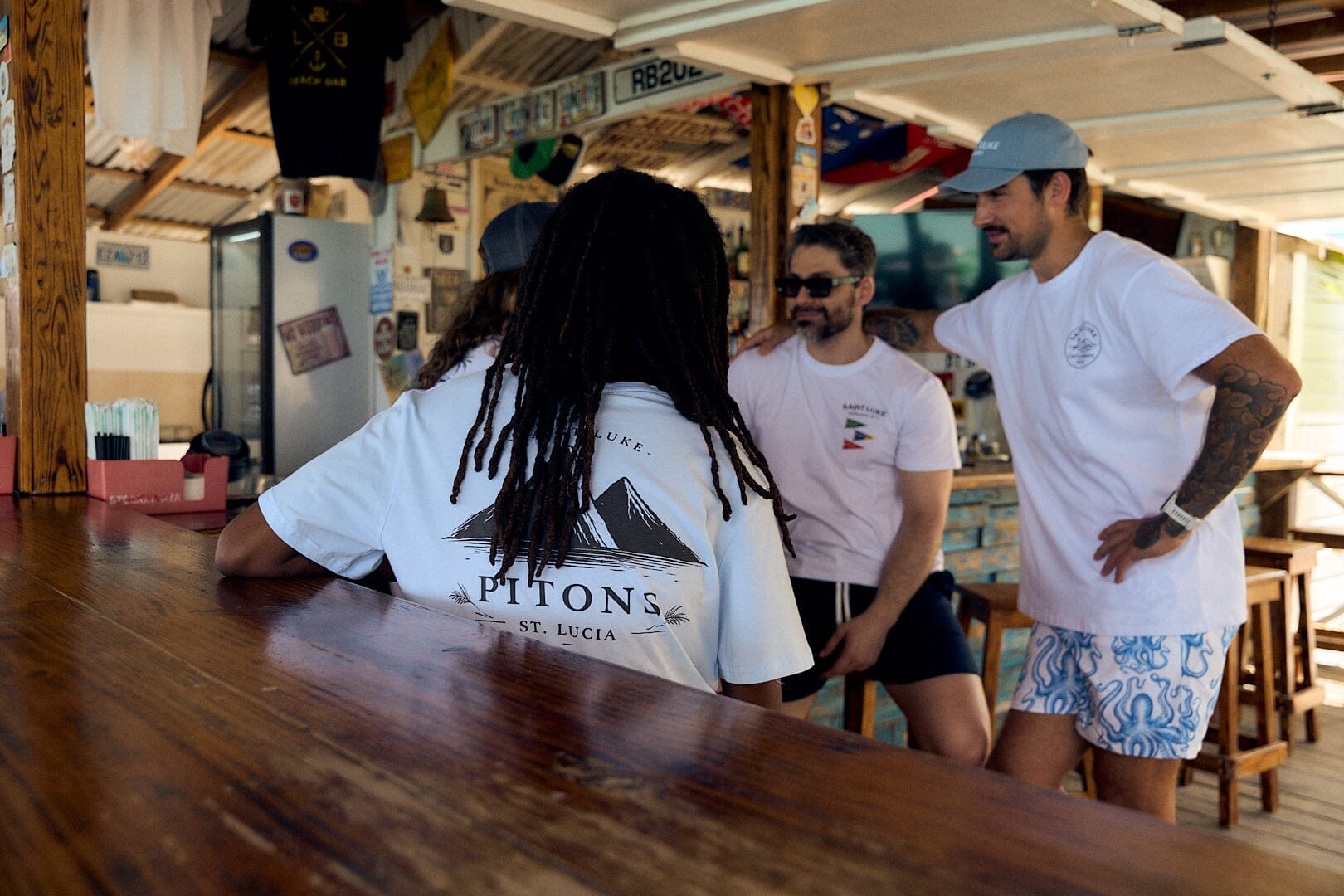 Saint Luke Pitons T-Shirt
