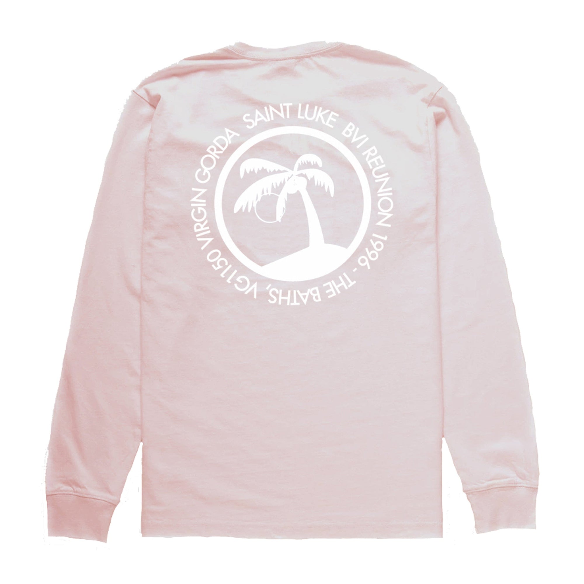 Saint Luke Long Sleeved BVI Reunion T-Shirt in Pink