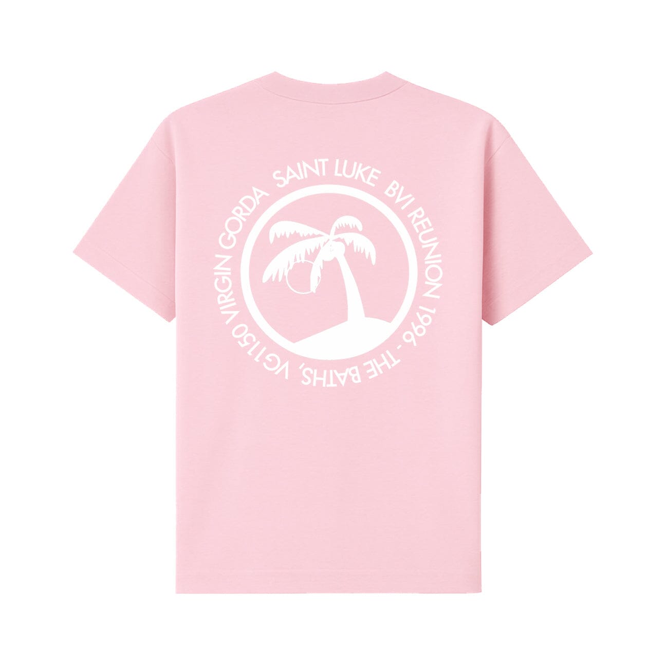 BVI Reunion T-Shirt in Sun Bleached Pink