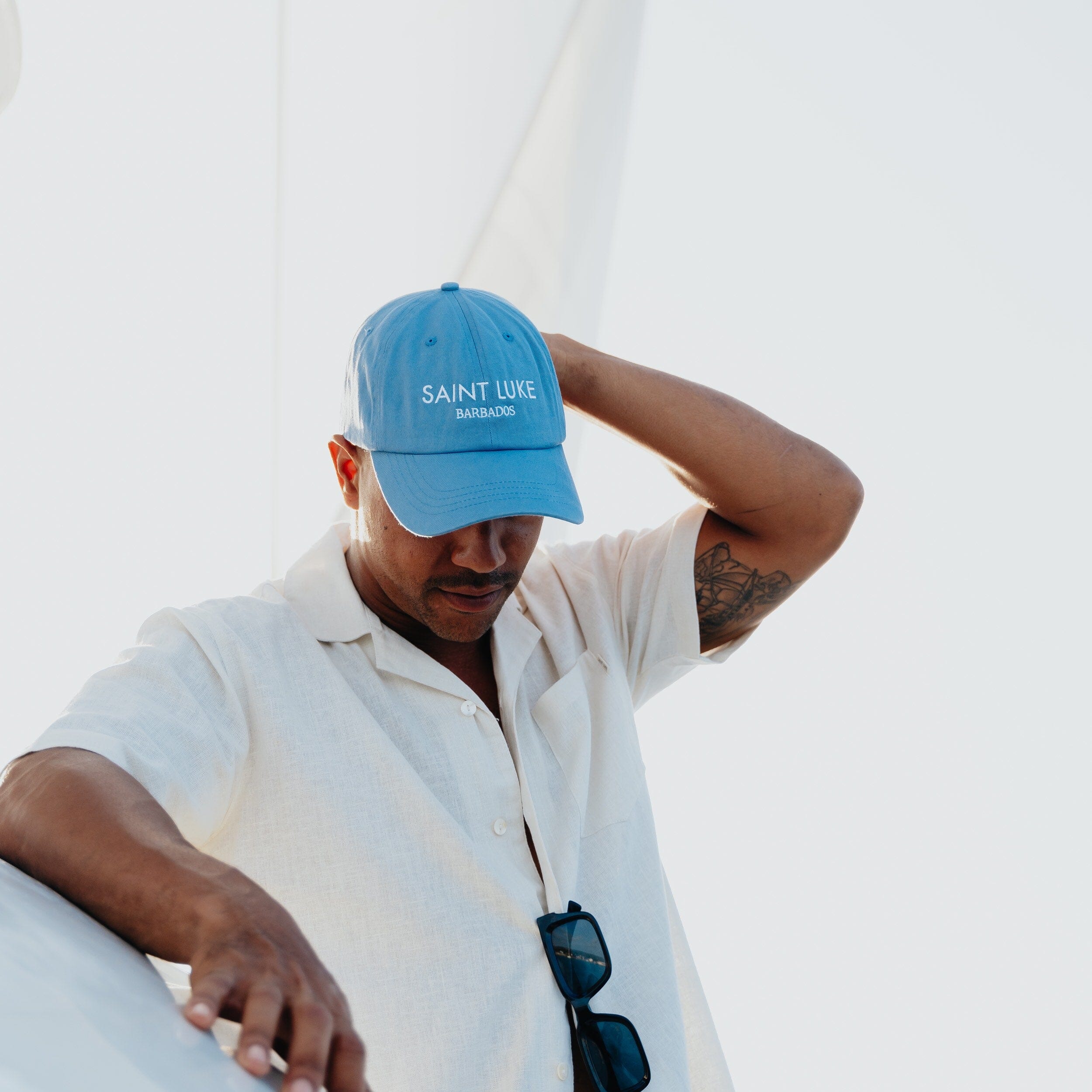 Blue Barbados Dad Cap
