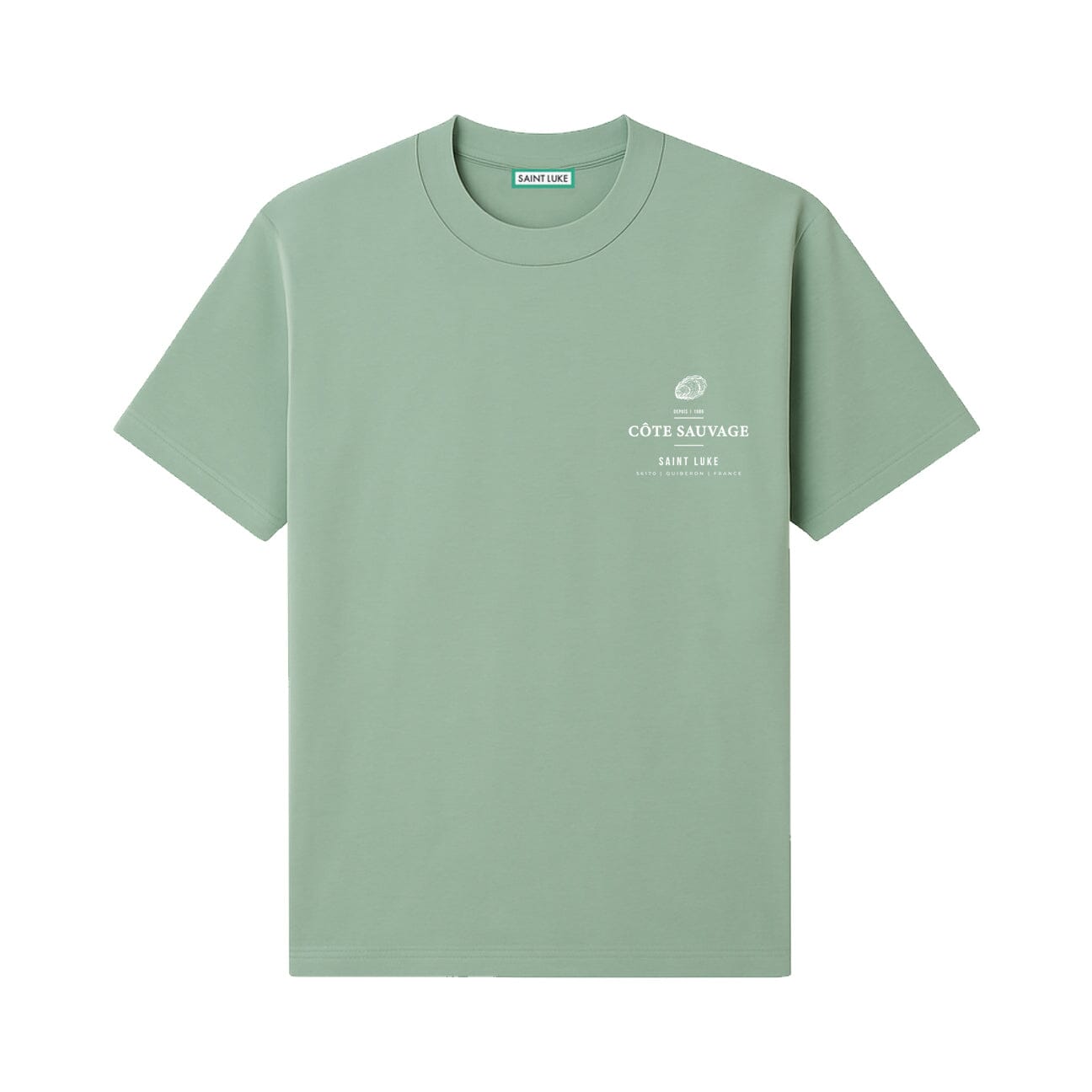 Côte Sauvage T-Shirt in Sage Green