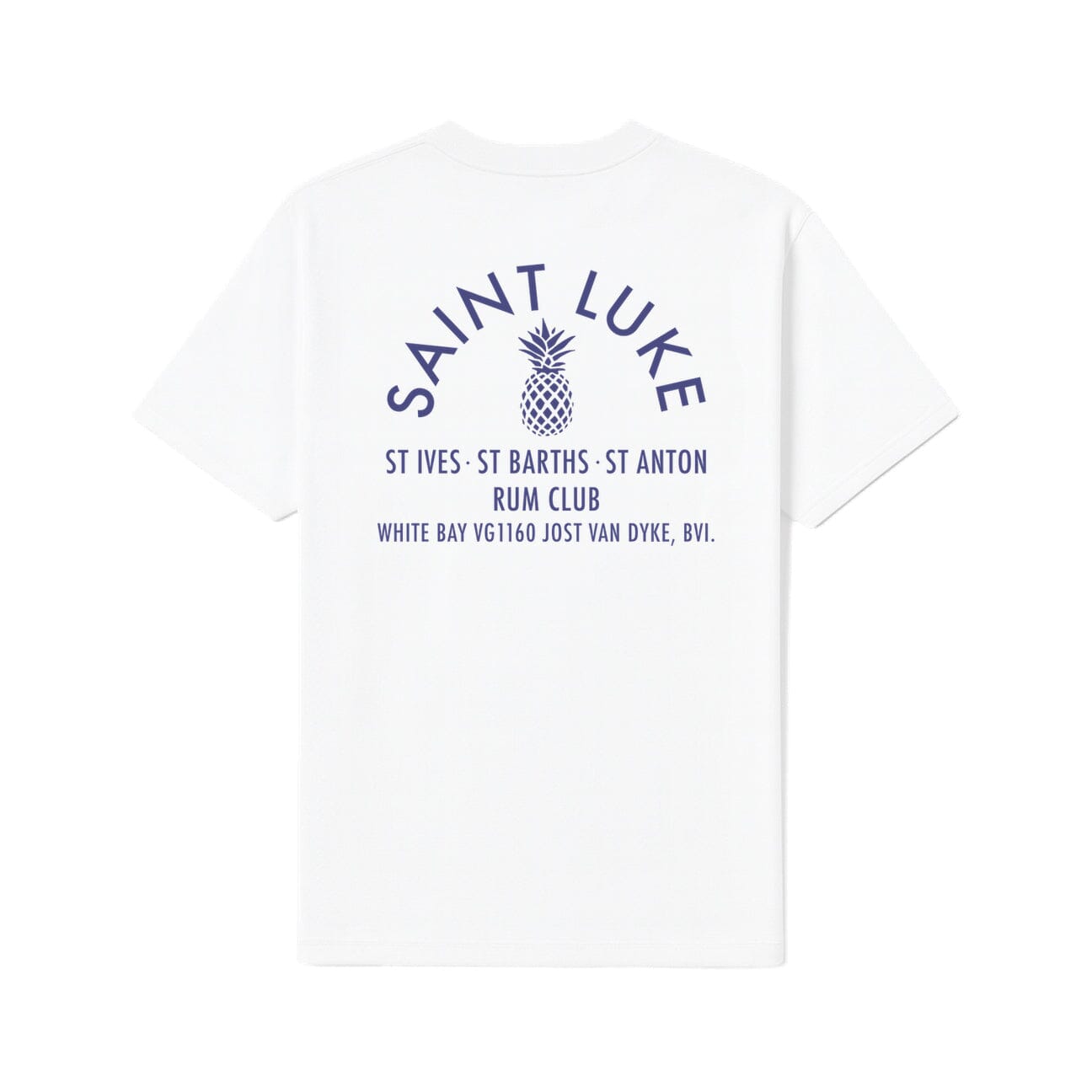 Saint Luke Rum Club T-Shirt in White