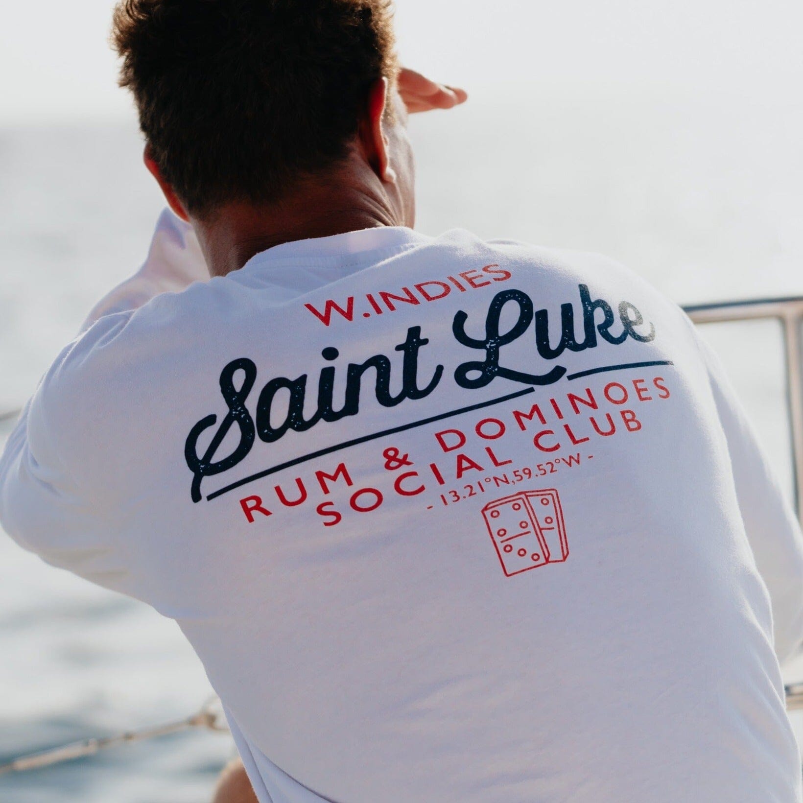 Long Sleeved Rum & Dominos T-Shirt