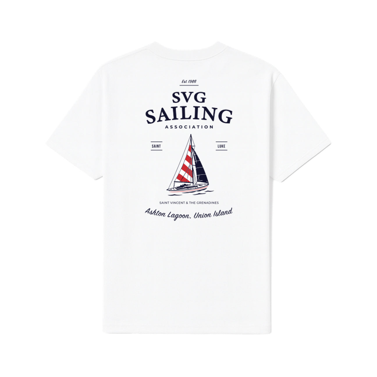Saint Luke SVG Sailing T-Shirt