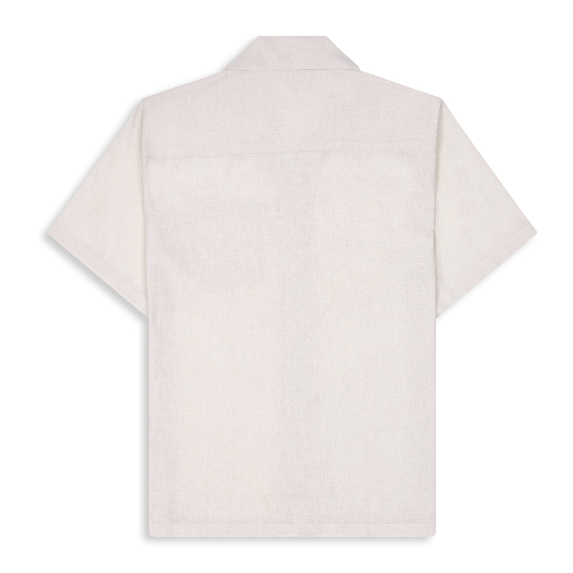 Saint Luke Bequia Linen Shirt in White Sand