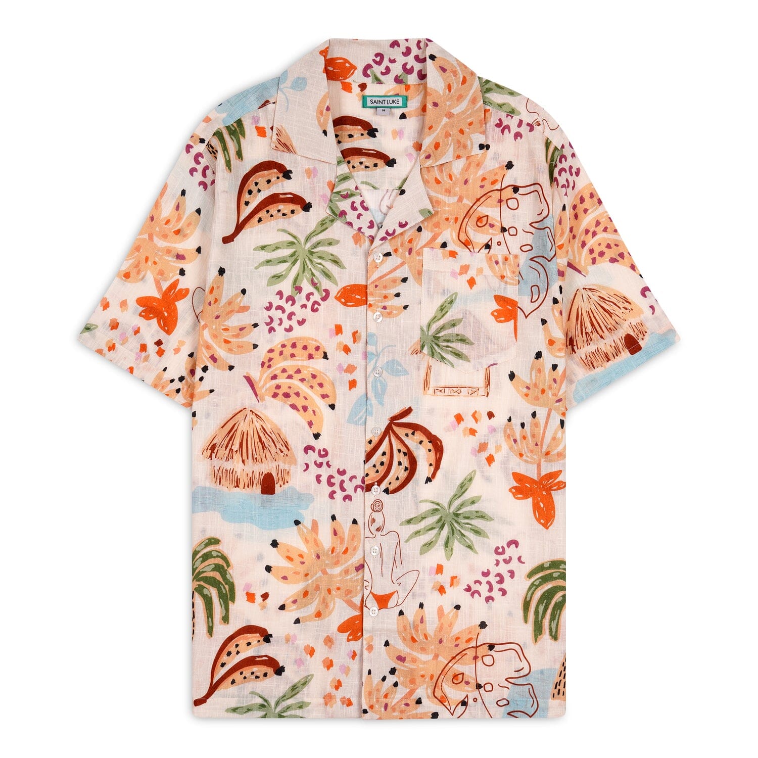 Saint Luke Aloha Affair Cotton Shirt