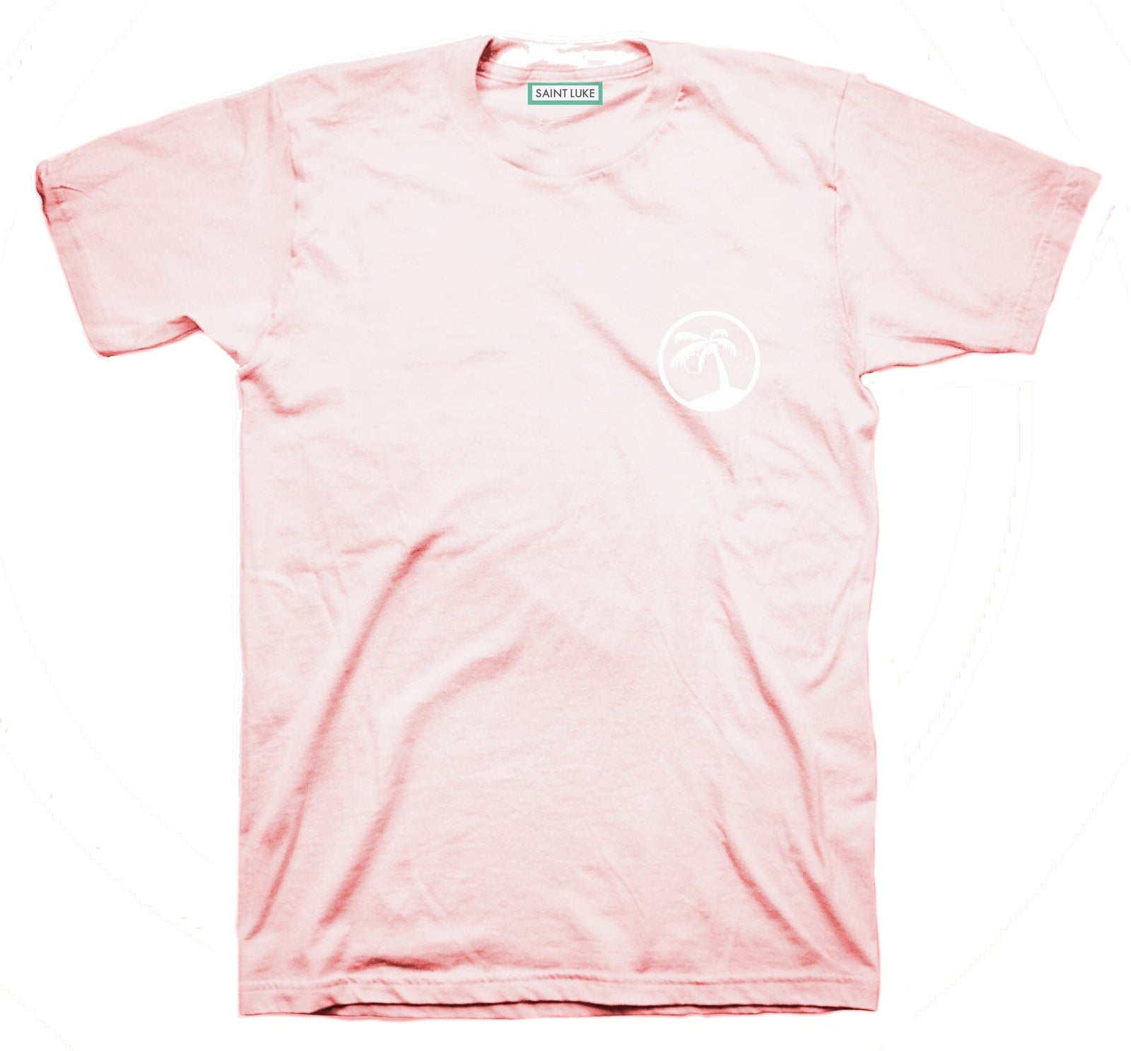 Saint Luke BVI Reunion T-Shirt in Sun Bleached Pink
