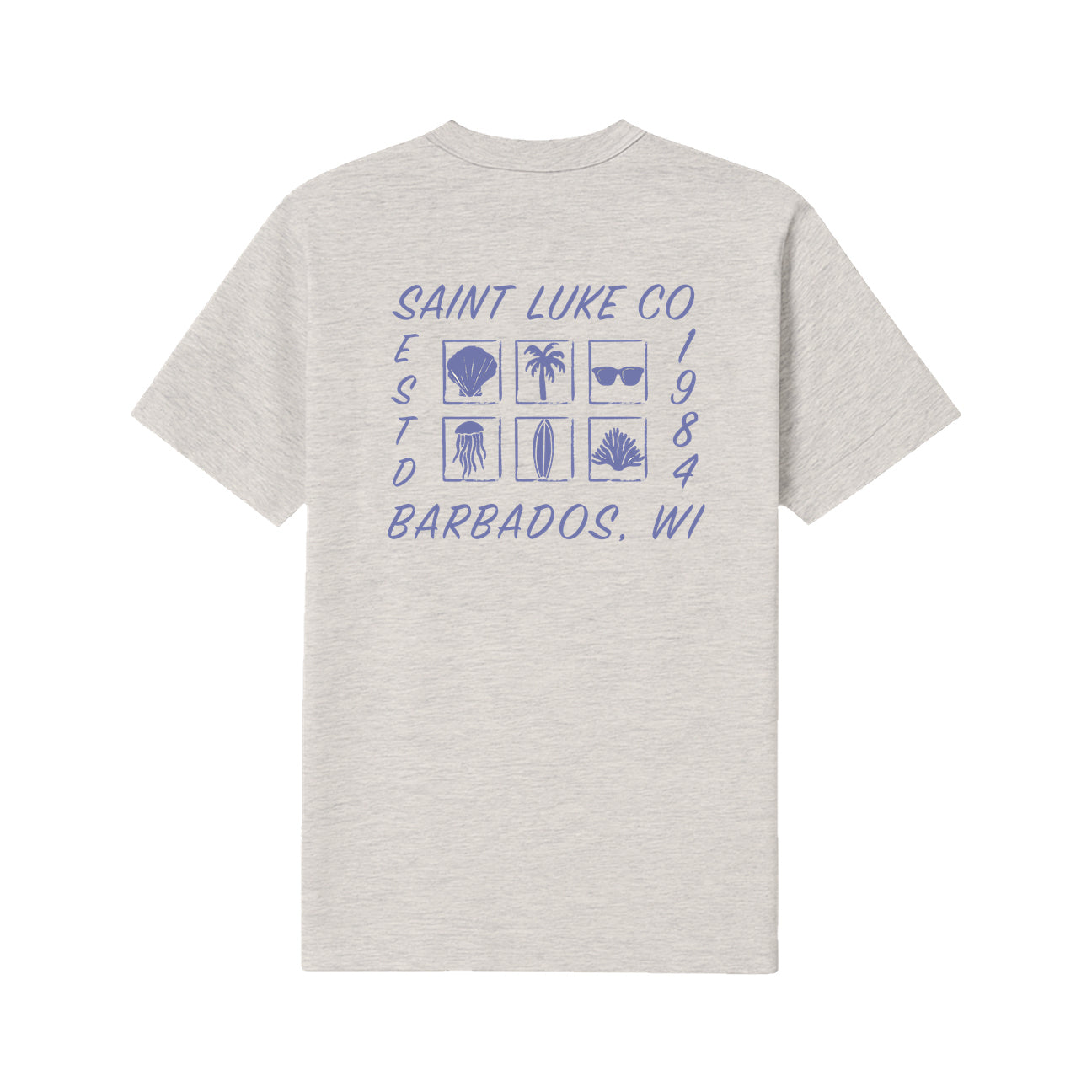 Saint Luke Barbados Icons T-Shirt