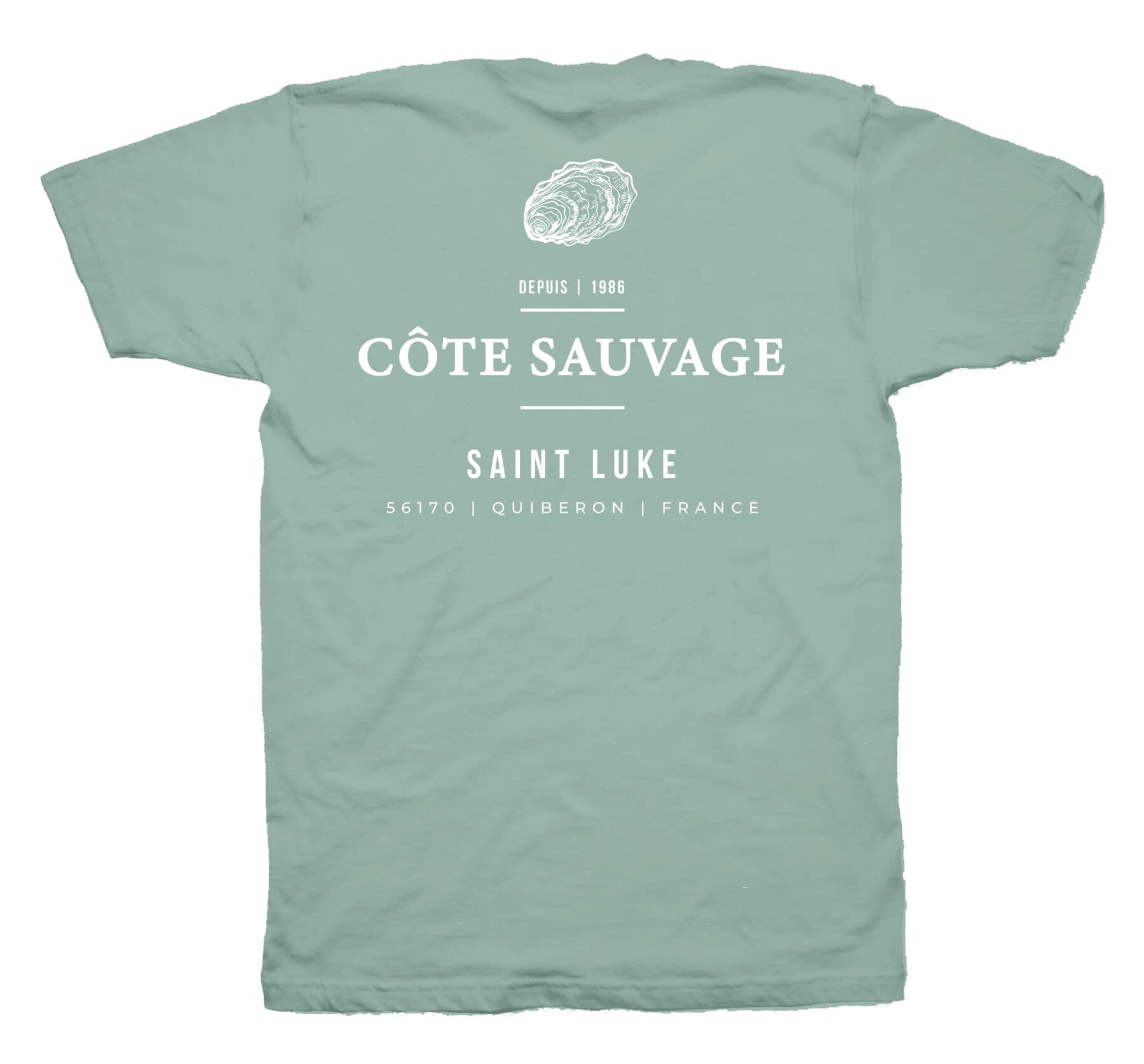 Saint Luke Côte Sauvage T-Shirt in Sage Green