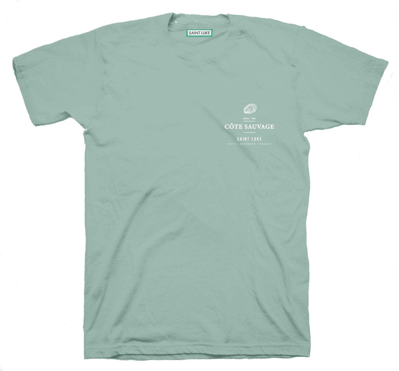 Saint Luke Côte Sauvage T-Shirt in Sage Green
