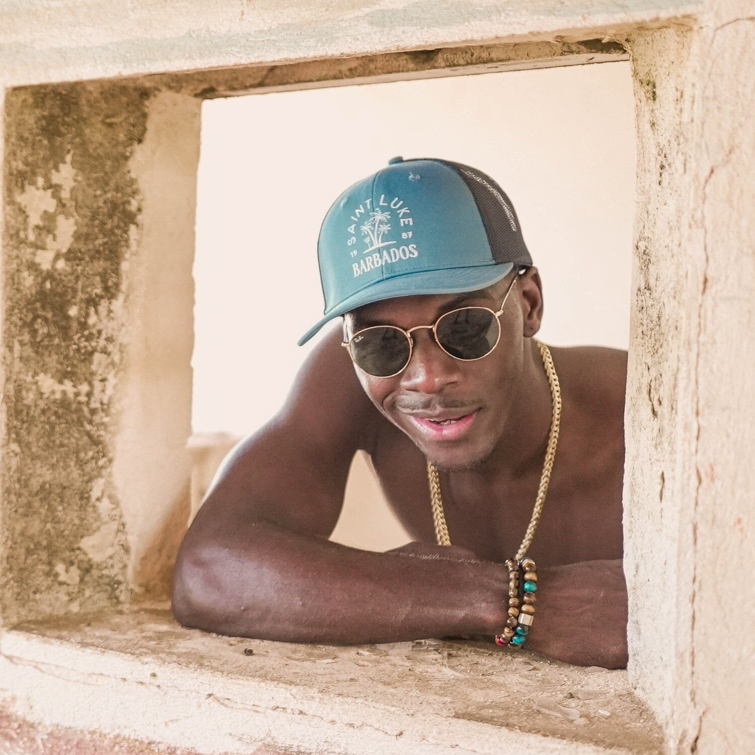 Saint Luke Barbados Trucker Cap