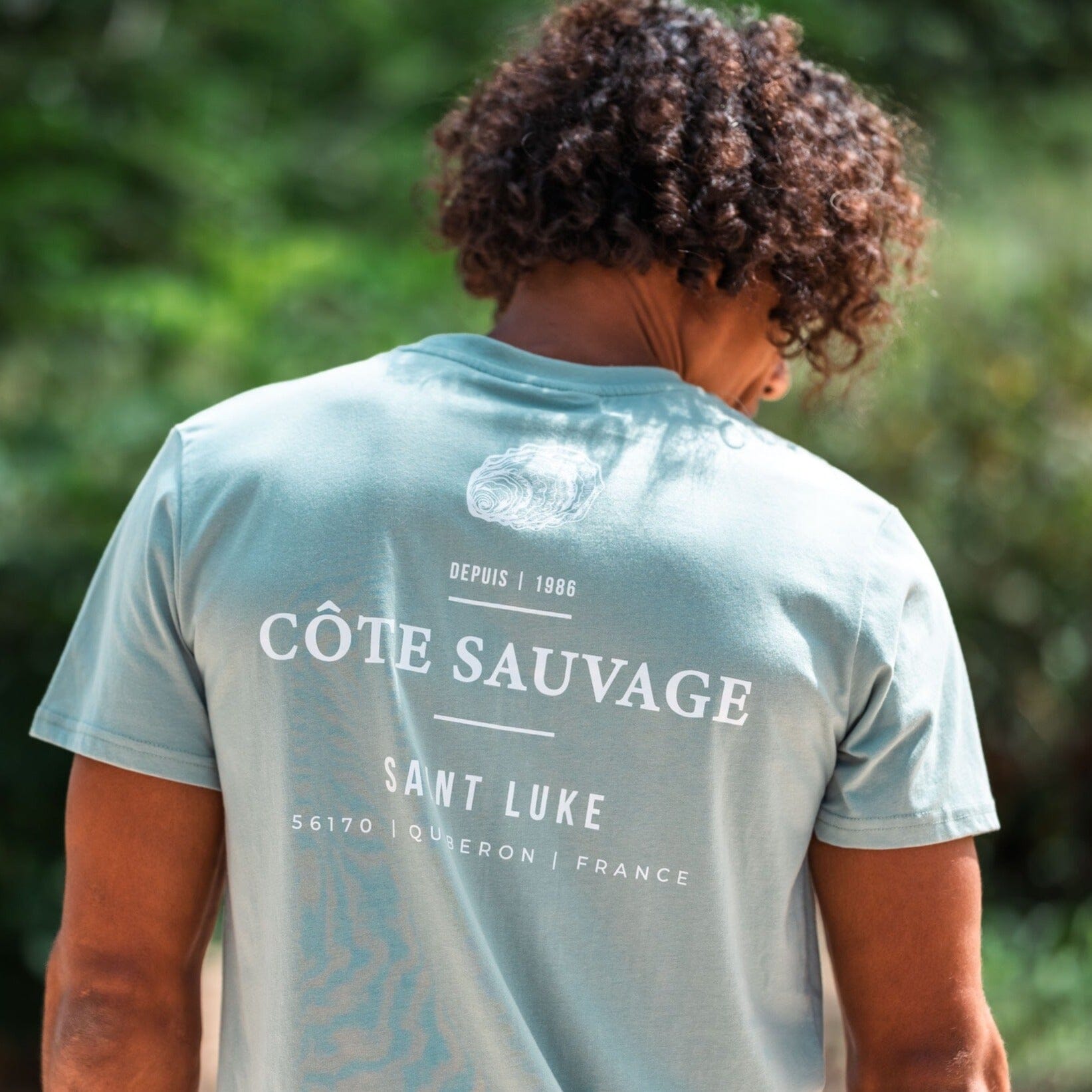 Côte Sauvage T-Shirt in Sage Green