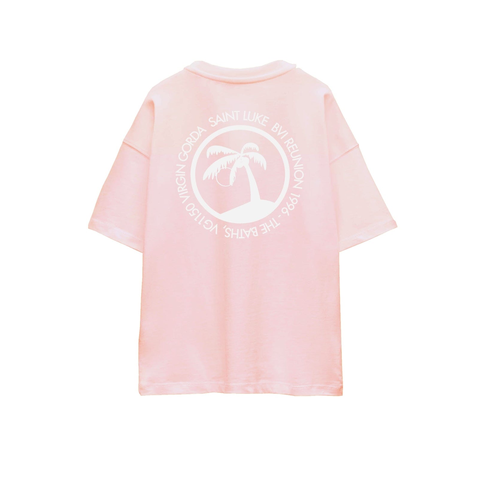 Saint Luke Kids BVI Reunion T-Shirt in Sun Bleached Pink