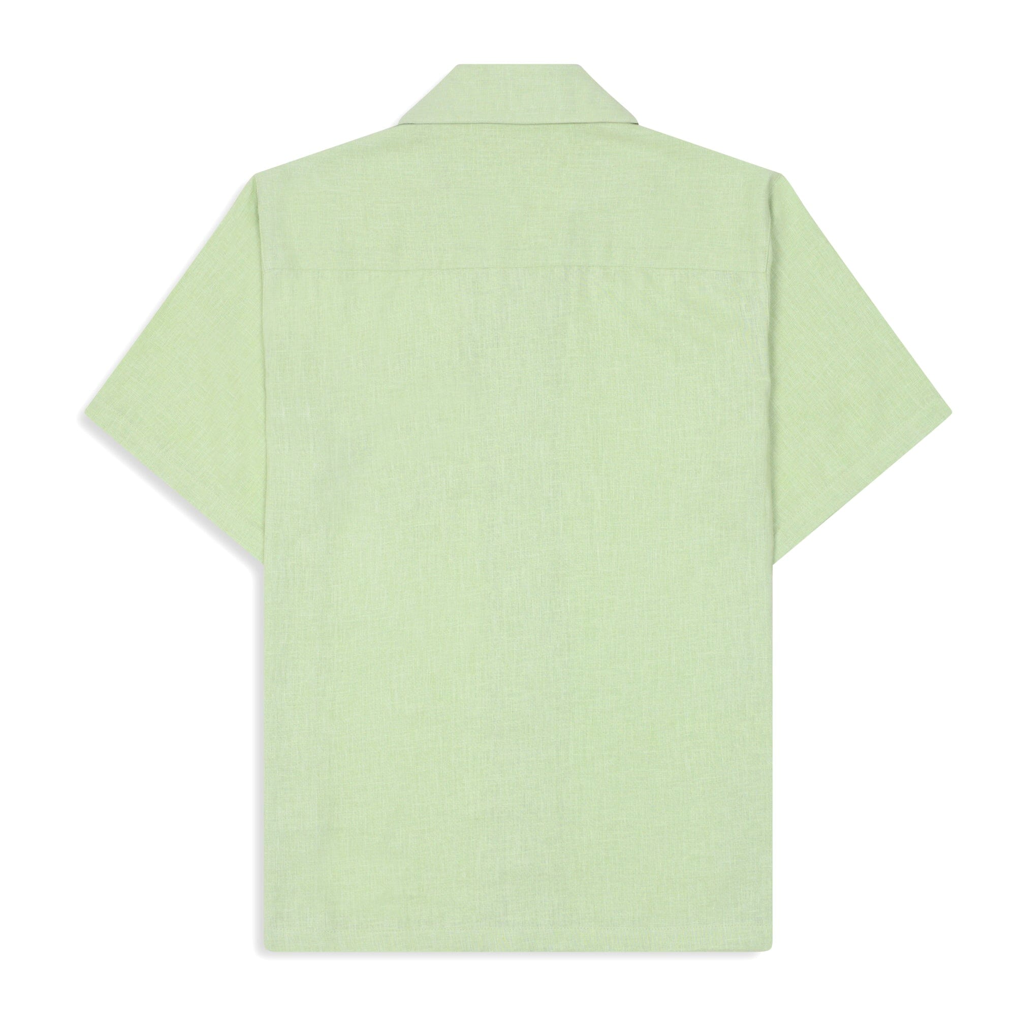 Saint Luke Bequia Linen Shirt in Laurel Green