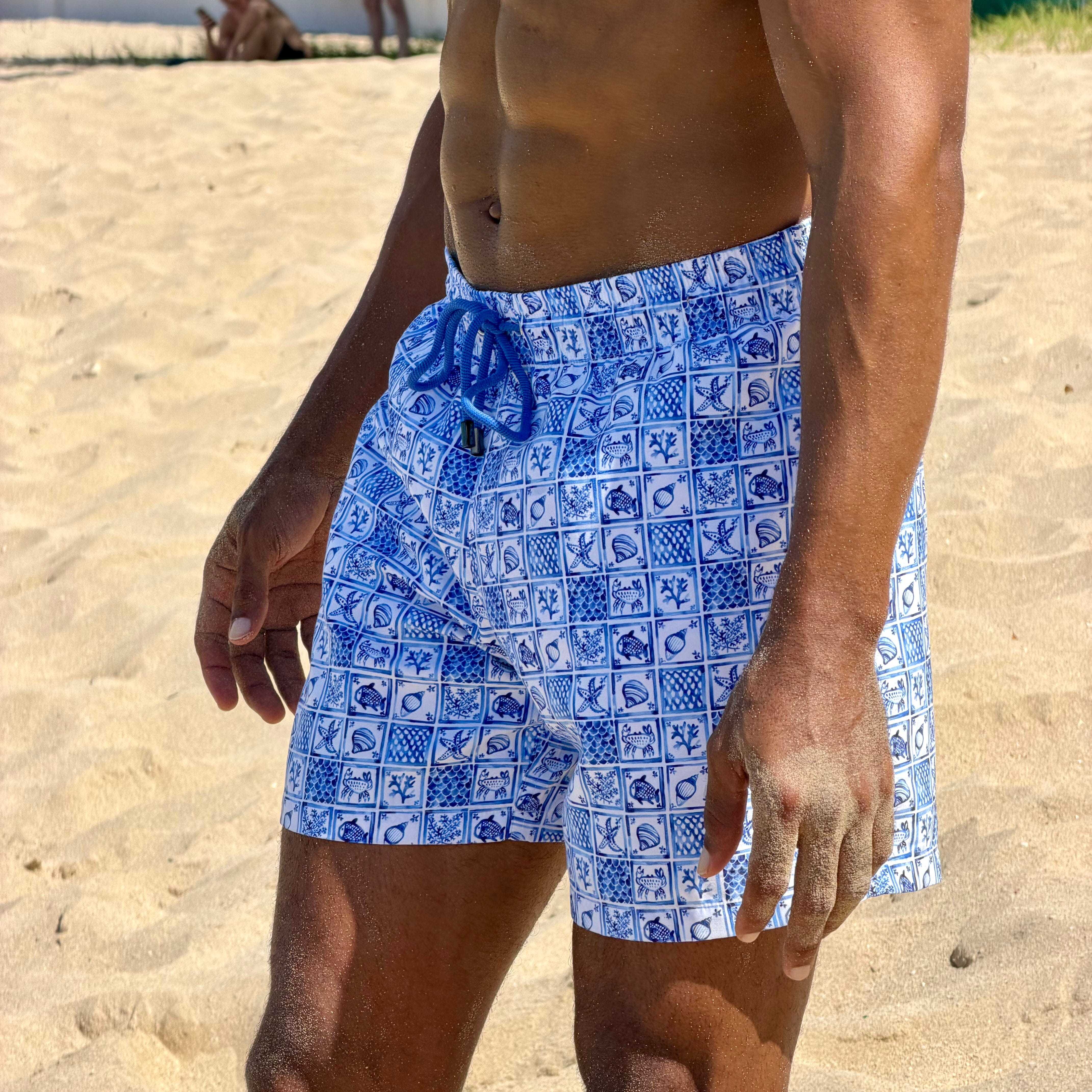 Mykonos Mosaic Swim Shorts