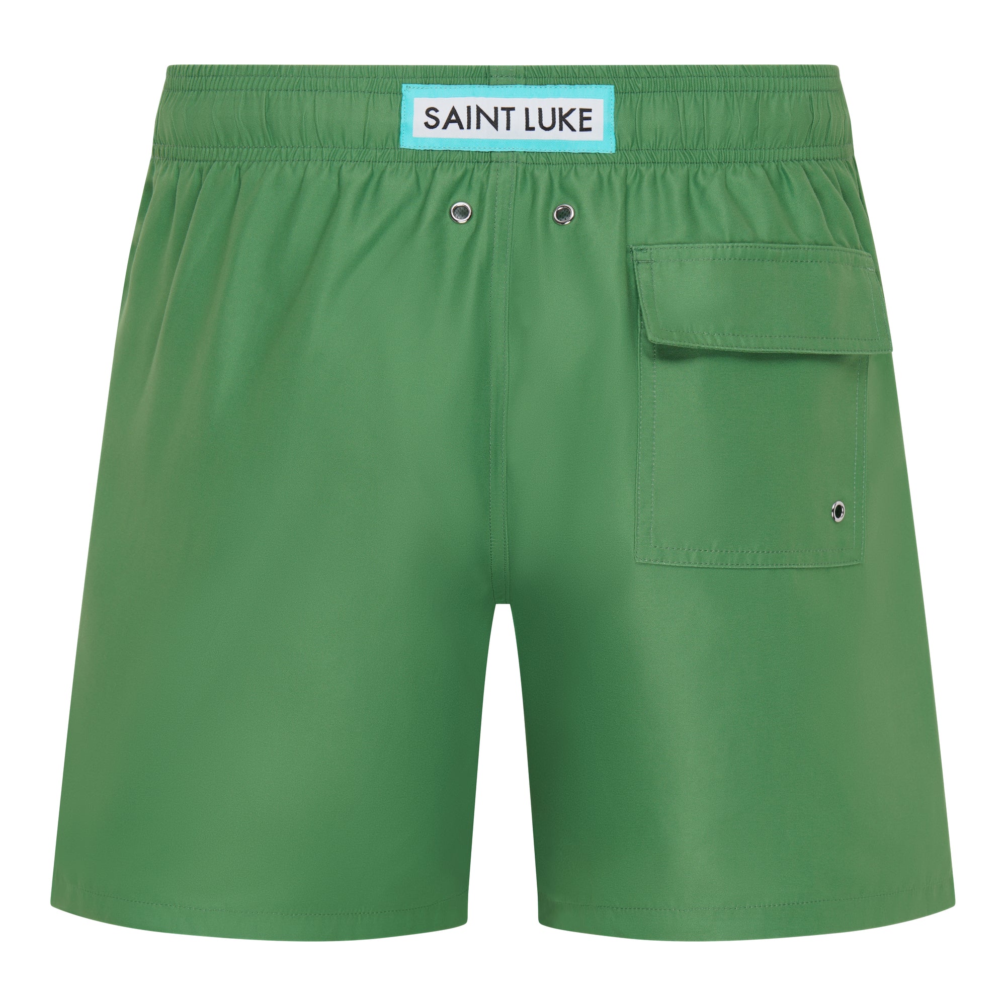 Saint Luke Palmetto Green Swim Shorts