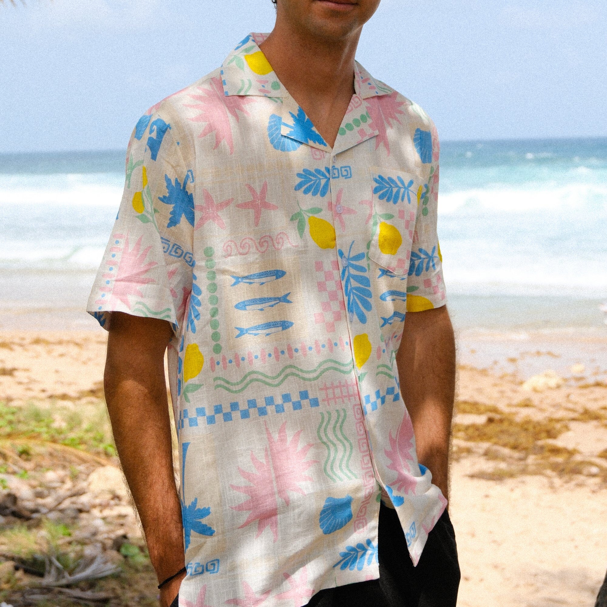 Saint Luke Paradise Patchwork Shirt