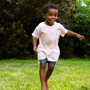 Saint Luke Kids BVI Reunion T-Shirt in Sun Bleached Pink