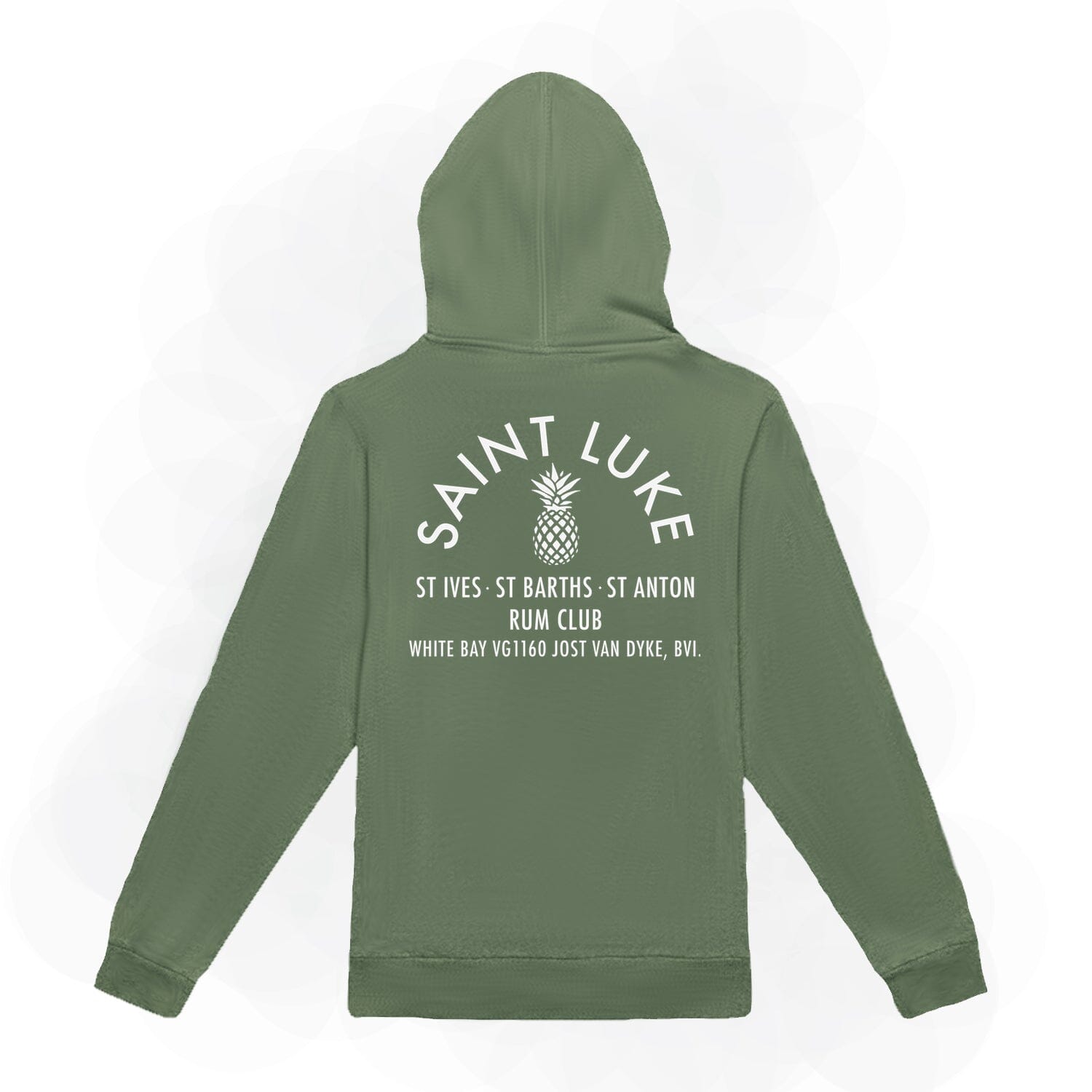 Saint Luke Rum Club Olive Hoodie