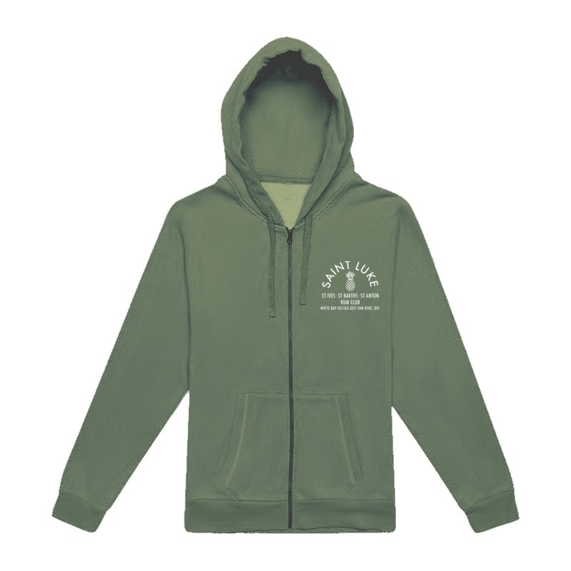 Saint Luke Rum Club Olive Hoodie