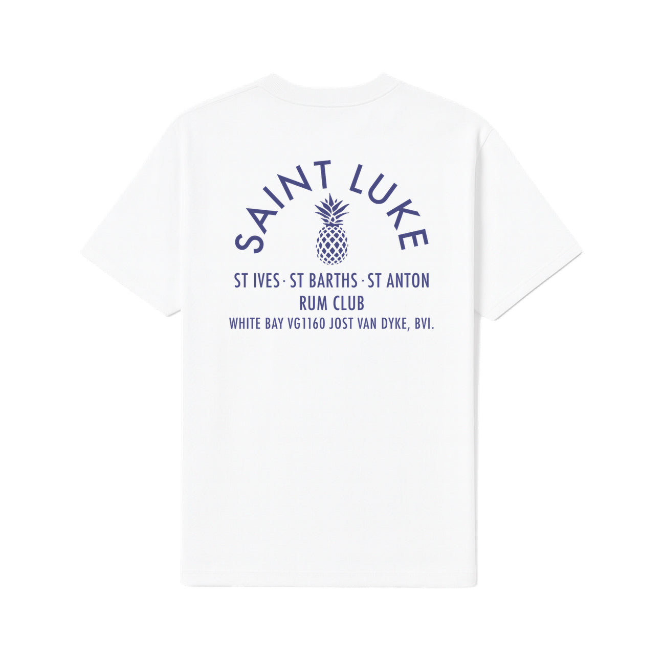 Saint Luke Rum Club T-Shirt in White
