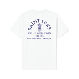 Saint Luke Rum Club T-Shirt in White