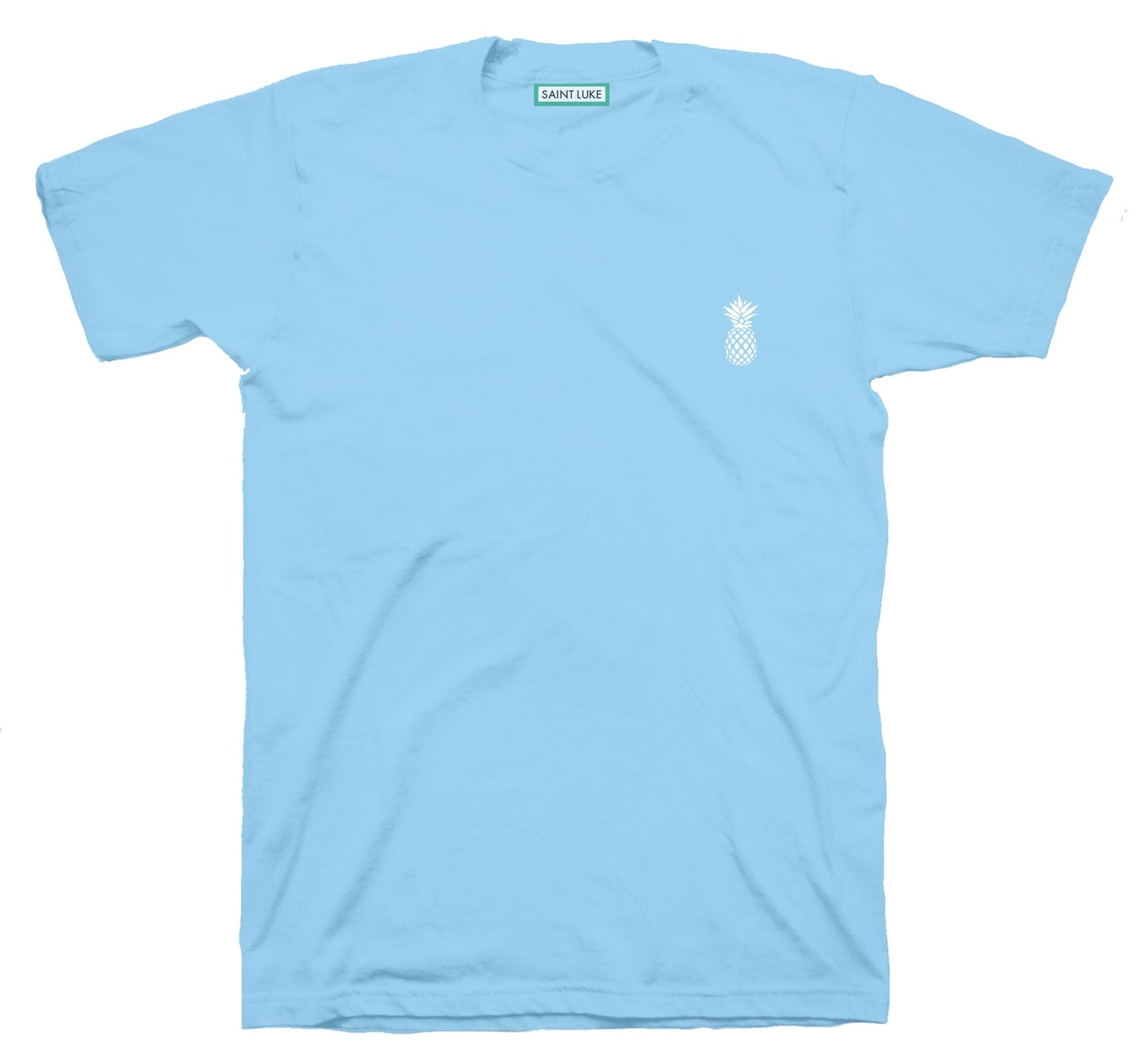 Saint Luke Rum Club T-Shirt in Bleached Out Blue