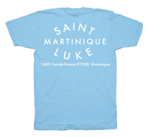 Saint Luke Martinique T-Shirt in Bleached Out Blue