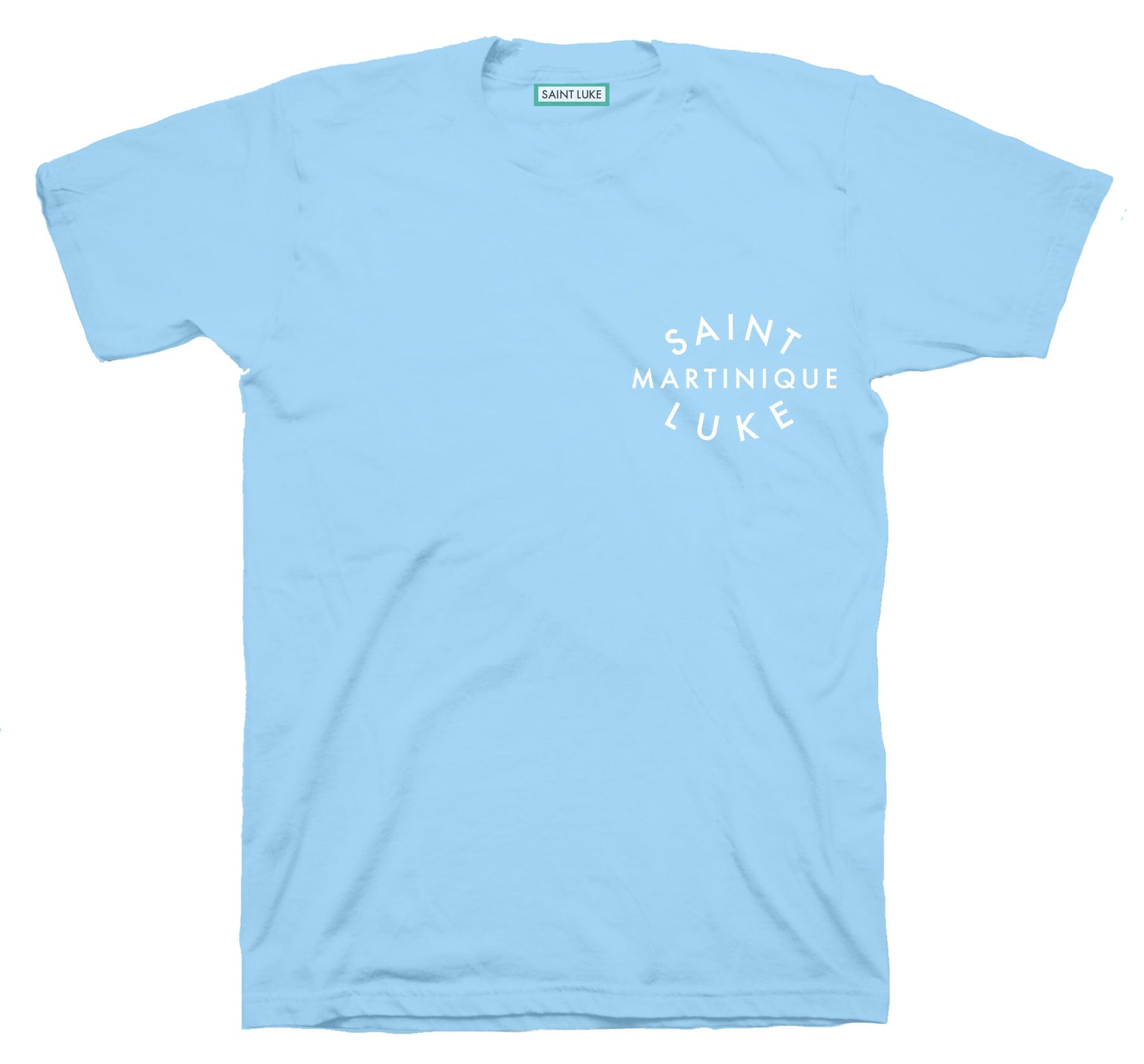 Saint Luke Martinique T-Shirt in Bleached Out Blue