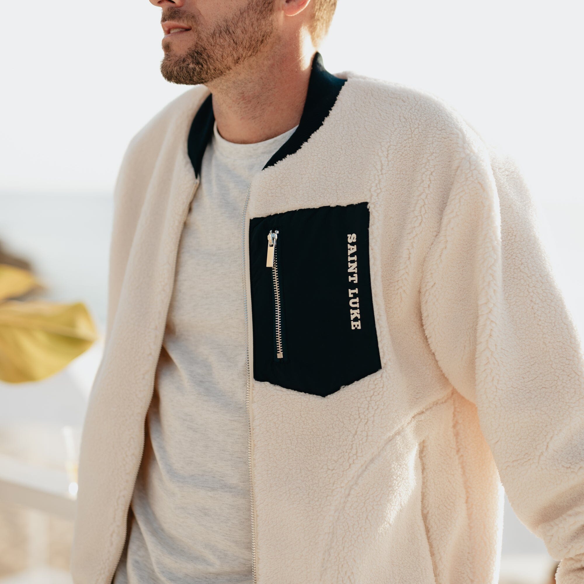 Saint Luke Fleece Bomber Jacket