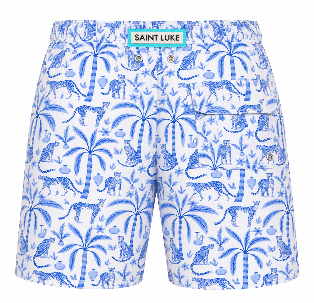 Jungle Jive Swim Shorts – back view