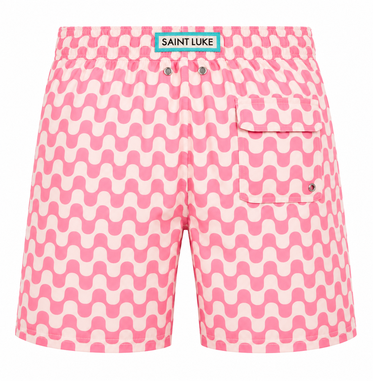 Pink Kink Swim Shorts – back view