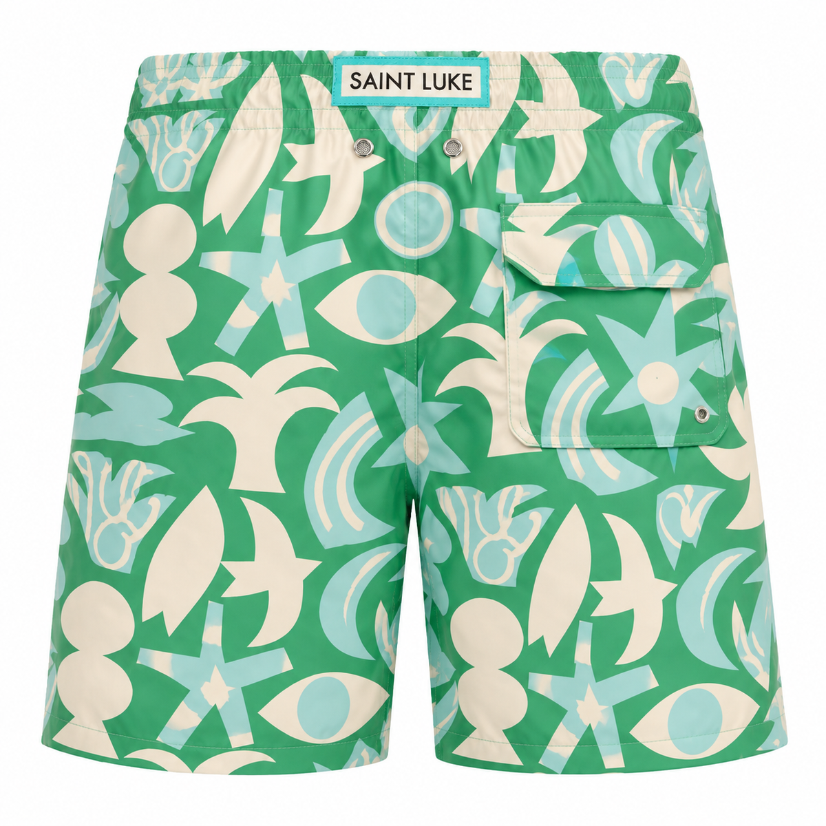 Vista Verde Swim Shorts – back view