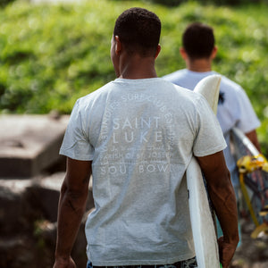 Saint Luke West Indies Pale Grey Marl T-shirt