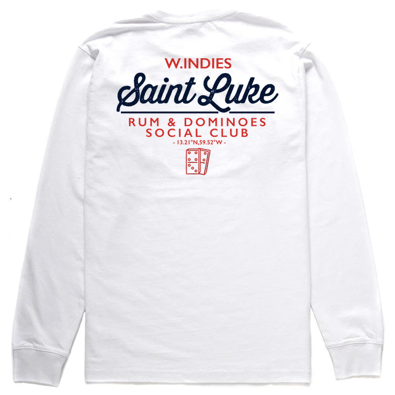 Saint Luke Long Sleeved Rum & Dominos T-Shirt